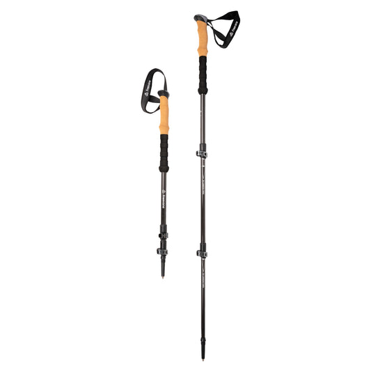 Telescoping Carbon Fiber Trekking Poles (Pair) — 7.4 oz / 24.8–53.1 in