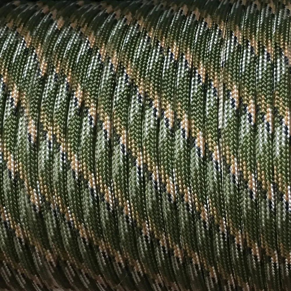 7-Core 550 Paracord Rope, 0.16 in (4 mm) – Camping Cord for Tents, Lanyards & DIY (16 ft / 49 ft / 98 ft)