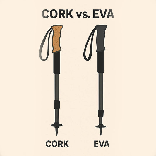 Cork vs. EVA Trekking Pole Grips: Which One Should You Choose?
