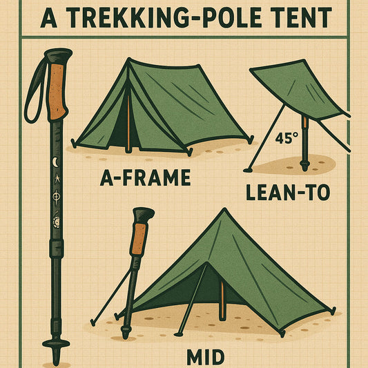 How to Pitch a Trekking-Pole Tent (A-Frame, Lean-To & Mid)