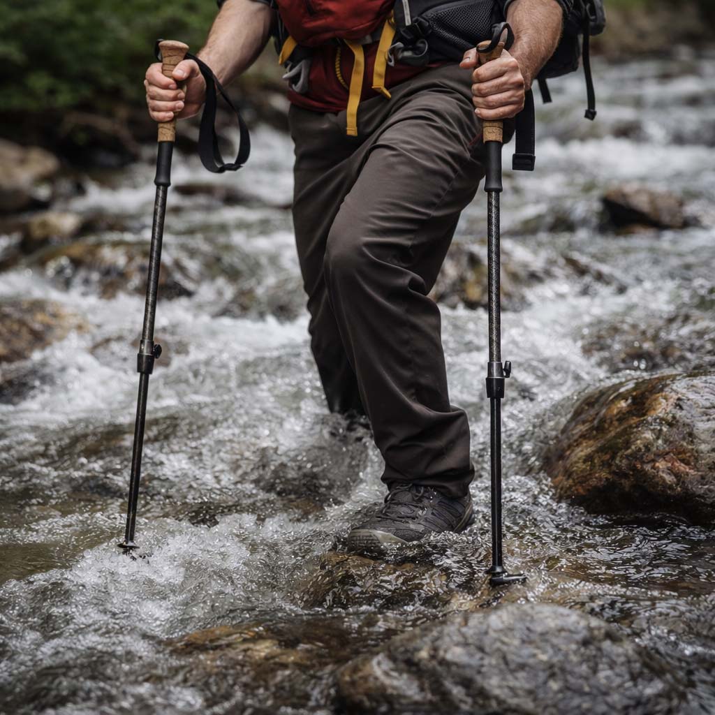 Stream & River Crossings with Poles