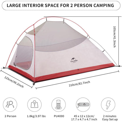 Cloud Up 2 Lightweight Backpacking Tent