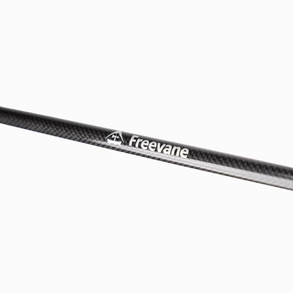 3K carbon fiber shafts with 'Freevance' branding on a white background