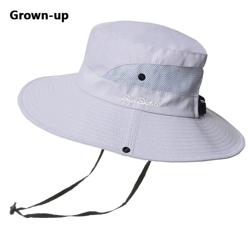 Women's Foldable Ponytail Sun Hat - UV Protection