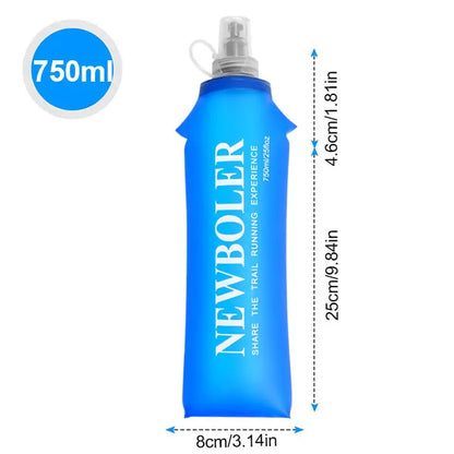 Collapsible Soft Water Bottle 150/250/300/500/750ml