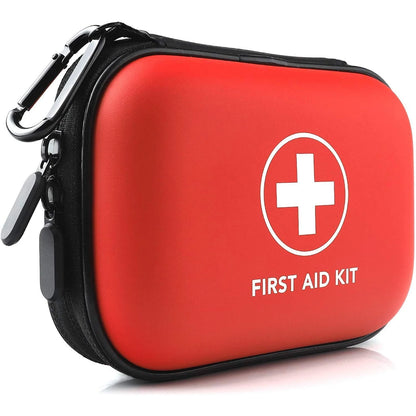 Compact First Aid Kit, Portable Emergency Medical Bag for Home, Travel, Camping & Hiking