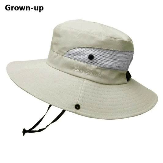 Women's Foldable Ponytail Sun Hat - UV Protection