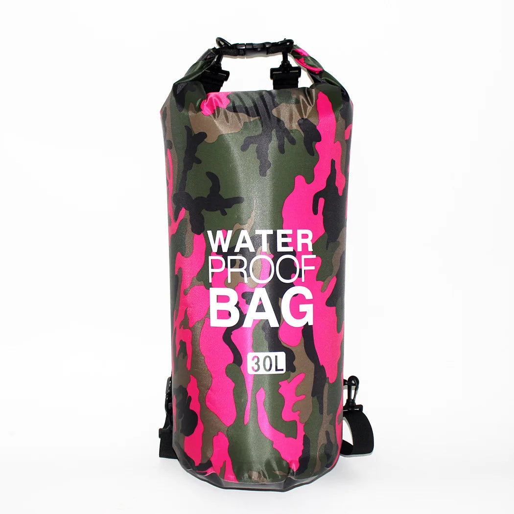 Waterproof Dry Bag 2–30L – Roll-Top Floating Sack for Kayaking, Hiking & Camping