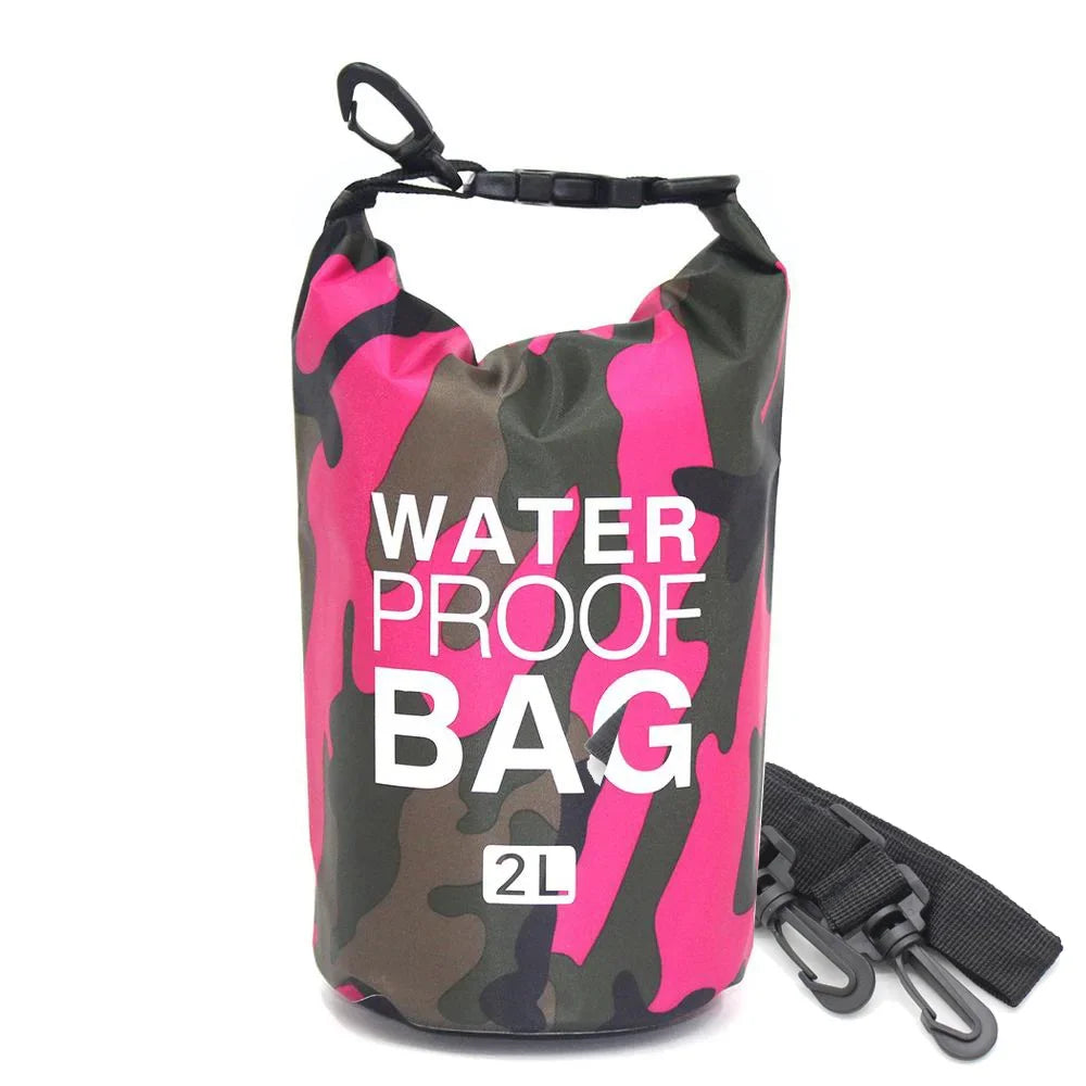 Waterproof Dry Bag 2–30L – Roll-Top Floating Sack for Kayaking, Hiking & Camping