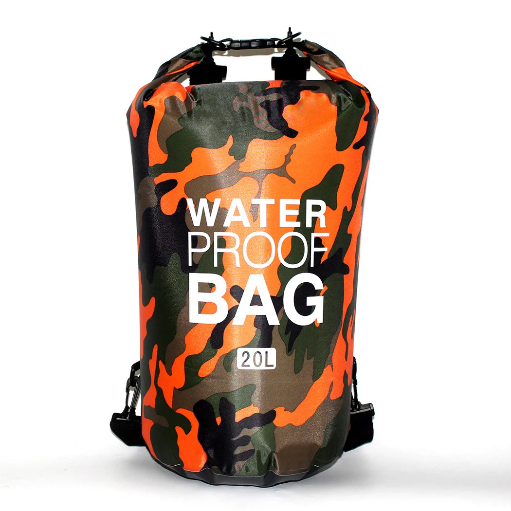 Waterproof Dry Bag 2–30L – Roll-Top Floating Sack for Kayaking, Hiking & Camping