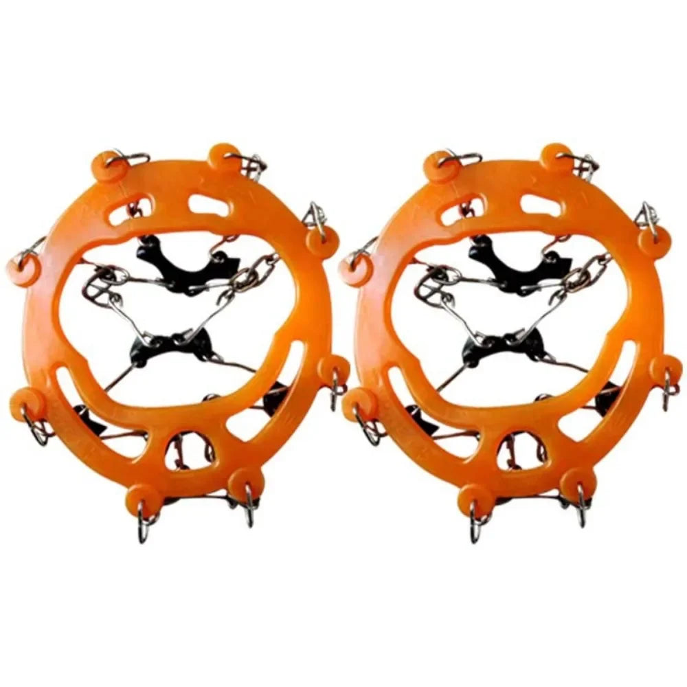 8-Spike Ice Cleats for Boots & Shoes