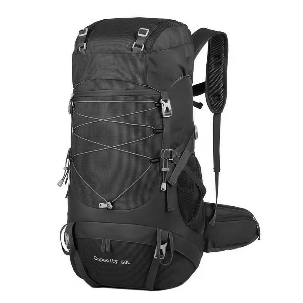 50L Lightweight Hiking Backpack with Rain Cover – Waterproof Pack for Hiking & Backpacking