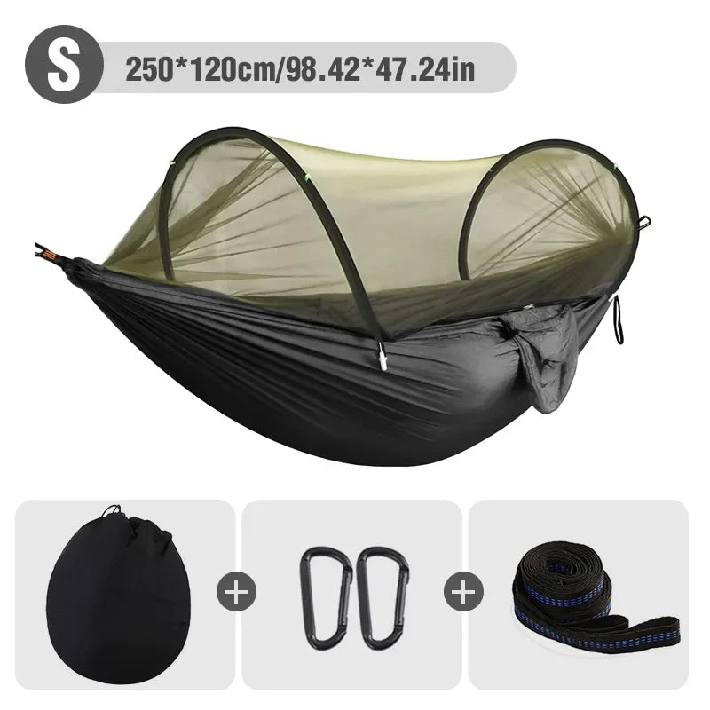 3-in-1 Camping Hammock Tent with Mosquito Net
