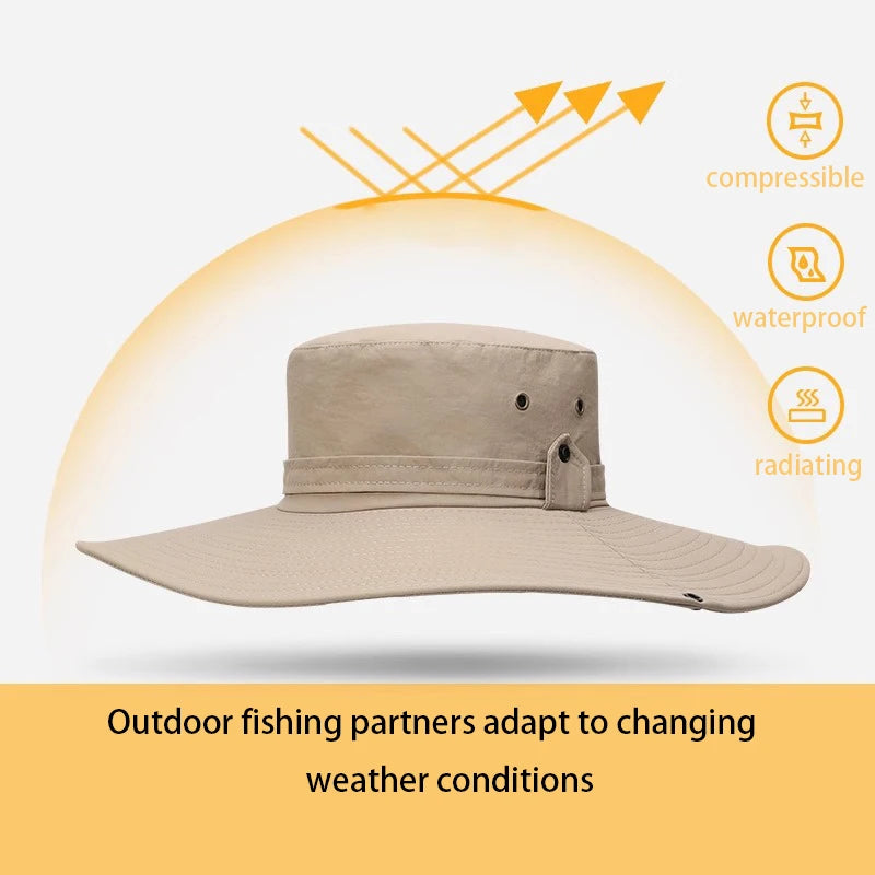 Men's Explorer Wide Brim Sun Hat - UPF 50+