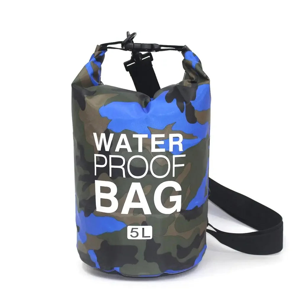 Waterproof Dry Bag 2–30L – Roll-Top Floating Sack for Kayaking, Hiking & Camping
