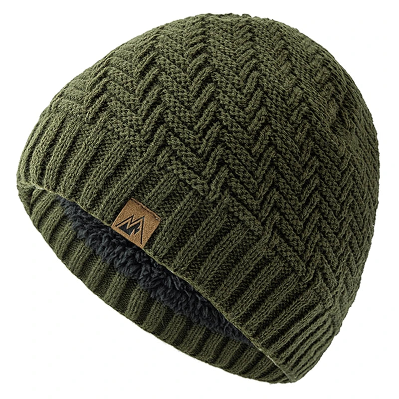 Thermal Knit Beanie (Fleece-Lined) — Unisex