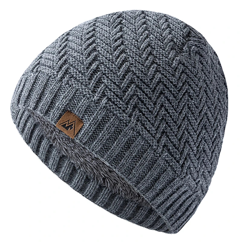 Thermal Knit Beanie (Fleece-Lined) — Unisex