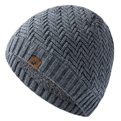 Thermal Knit Beanie (Fleece-Lined) — Unisex