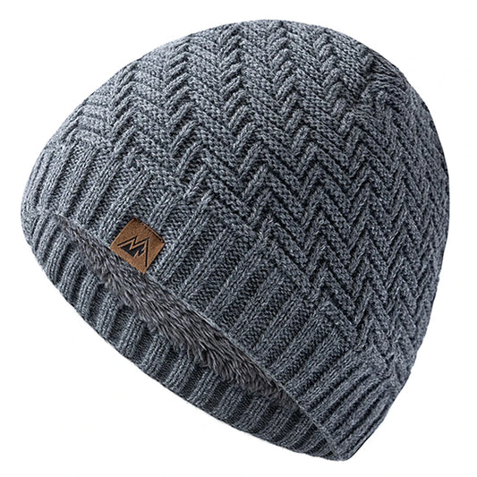 Thermal Knit Beanie (Fleece-Lined) — Unisex