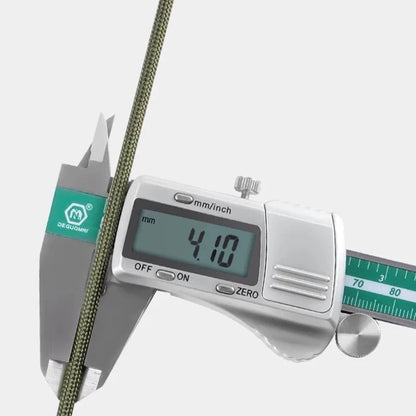 7-Core 550 Paracord Rope, 0.16 in (4 mm) – Camping Cord for Tents, Lanyards & DIY (16 ft / 49 ft / 98 ft)