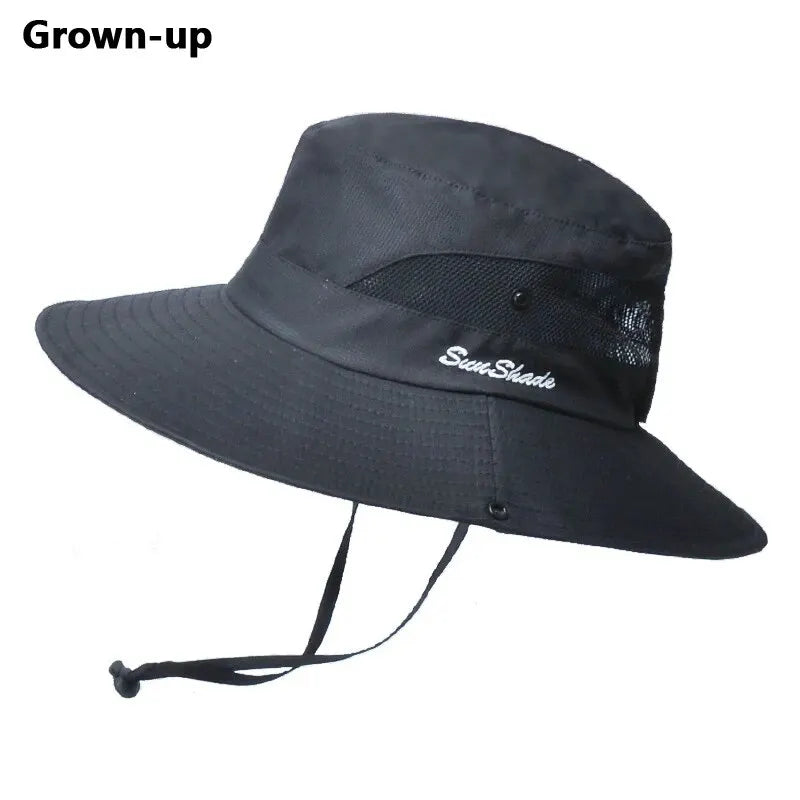 Women's Foldable Ponytail Sun Hat - UV Protection