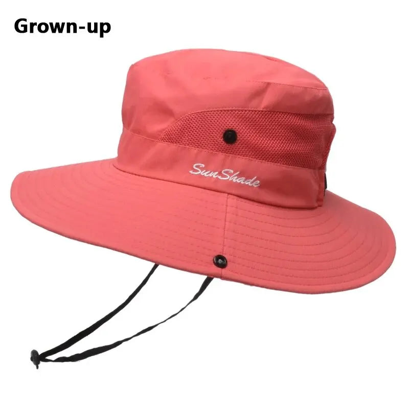 Women's Foldable Ponytail Sun Hat - UV Protection