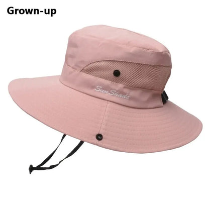 Women's Foldable Ponytail Sun Hat - UV Protection