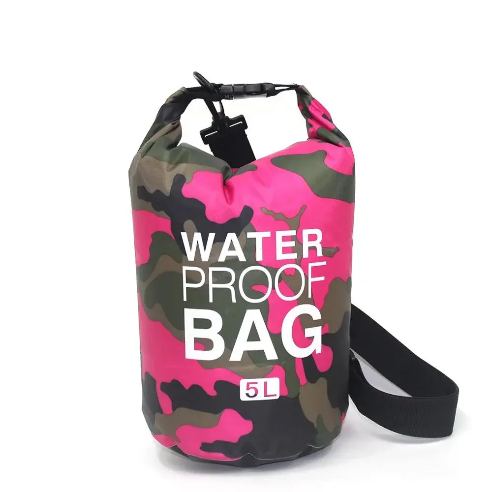 Waterproof Dry Bag 2–30L – Roll-Top Floating Sack for Kayaking, Hiking & Camping