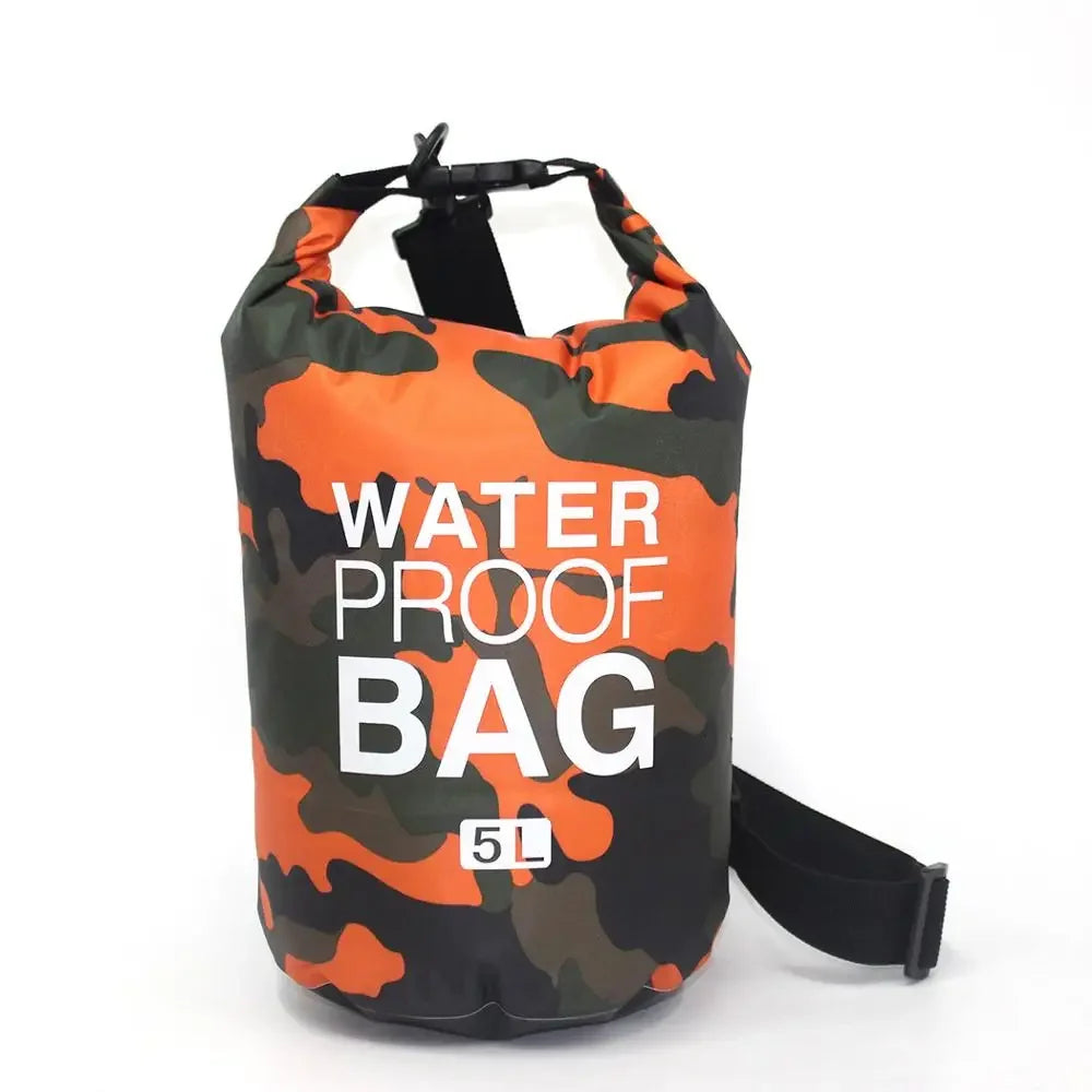 Waterproof Dry Bag 2–30L – Roll-Top Floating Sack for Kayaking, Hiking & Camping