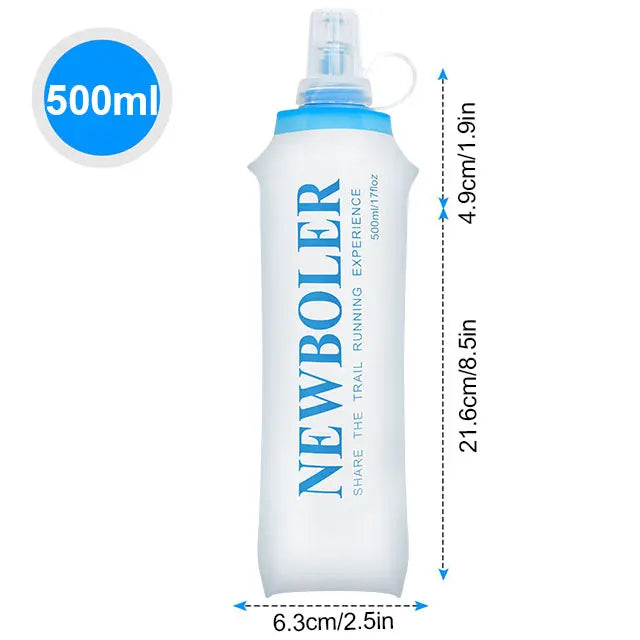 Collapsible Soft Water Bottle 150/250/300/500/750ml