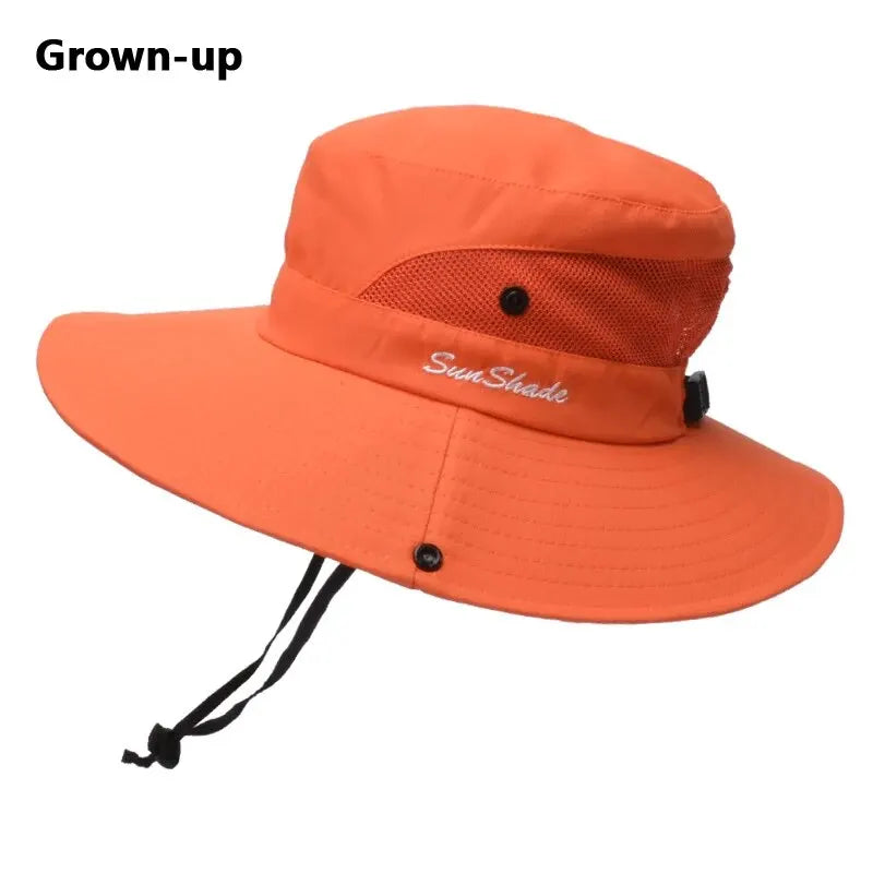 Women's Foldable Ponytail Sun Hat - UV Protection