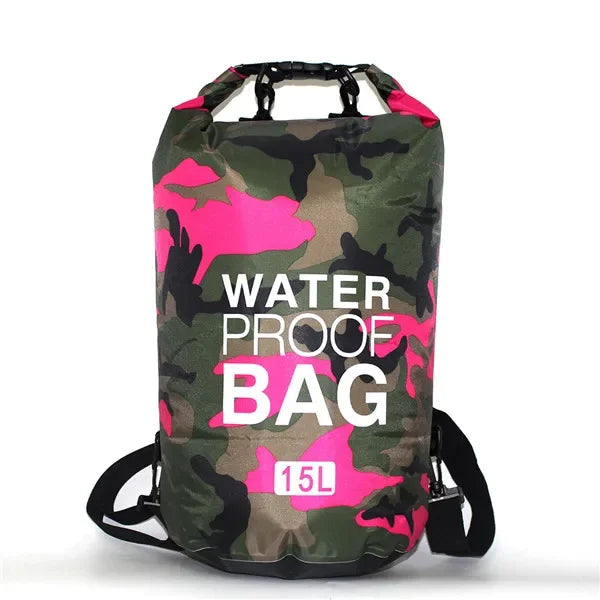 Waterproof Dry Bag 2–30L – Roll-Top Floating Sack for Kayaking, Hiking & Camping