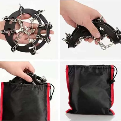 8-Spike Ice Cleats for Boots & Shoes