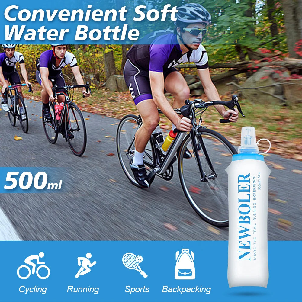 Collapsible Soft Water Bottle 150/250/300/500/750ml