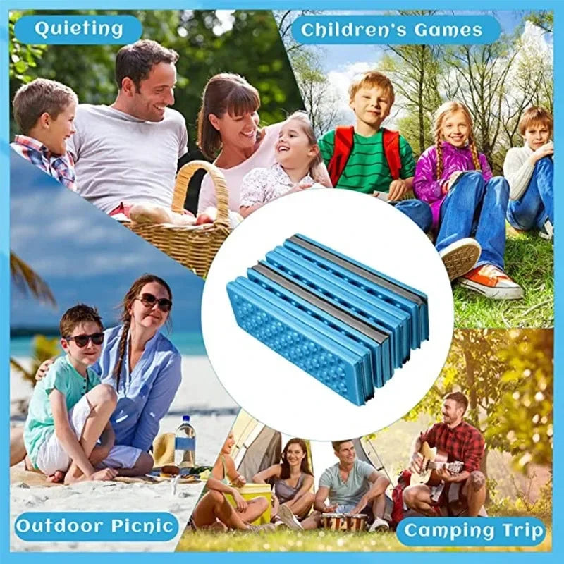 Foldable Camping Seat Pad (6-Fold) – XPE Foam Sitting Cushion