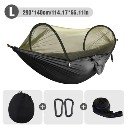 3-in-1 Camping Hammock Tent with Mosquito Net
