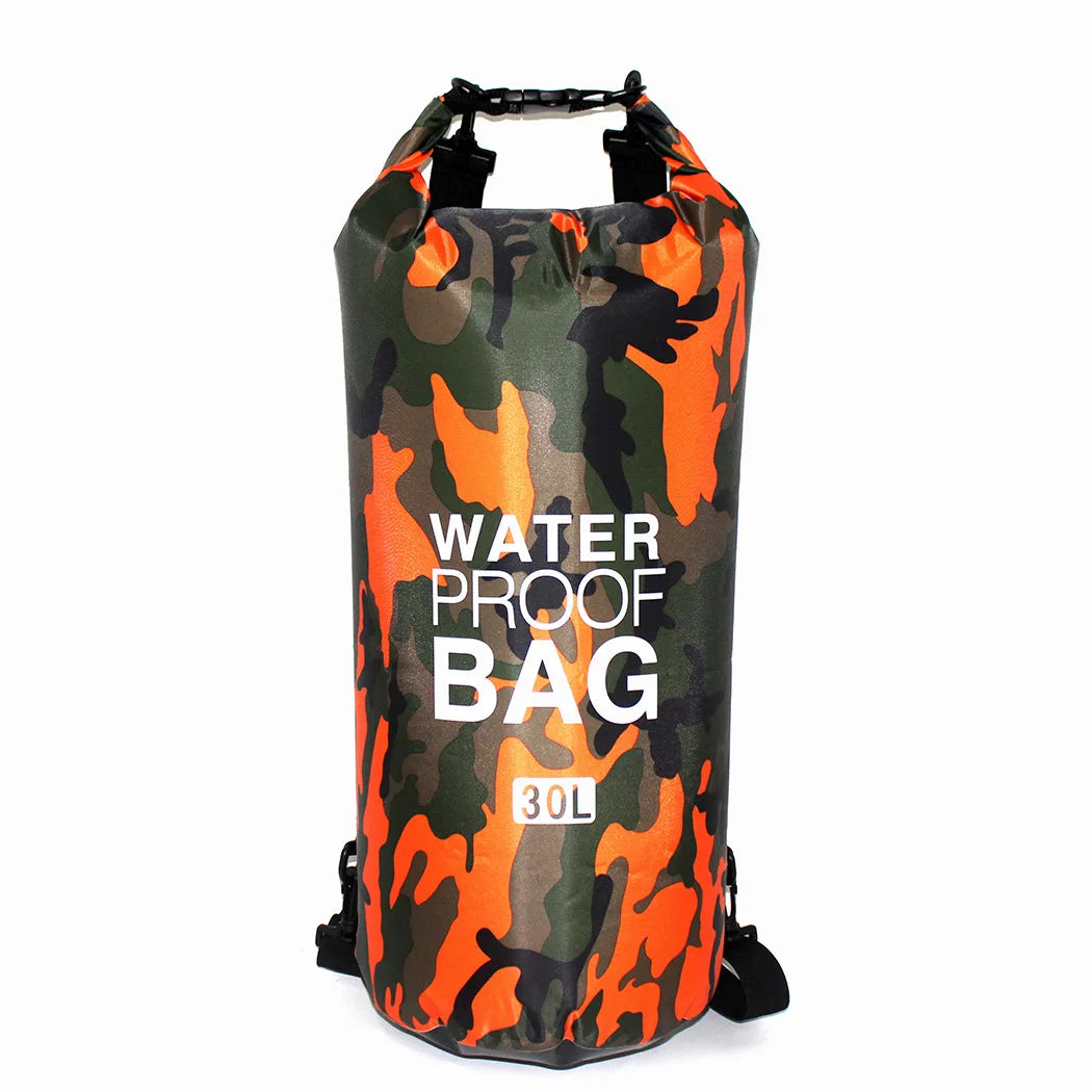 Waterproof Dry Bag 2–30L – Roll-Top Floating Sack for Kayaking, Hiking & Camping