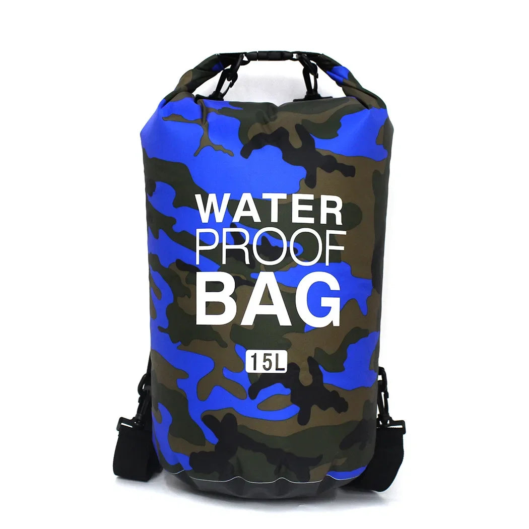 Waterproof Dry Bag 2–30L – Roll-Top Floating Sack for Kayaking, Hiking & Camping