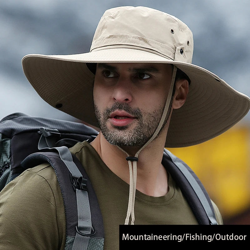 Men's Explorer Wide Brim Sun Hat - UPF 50+