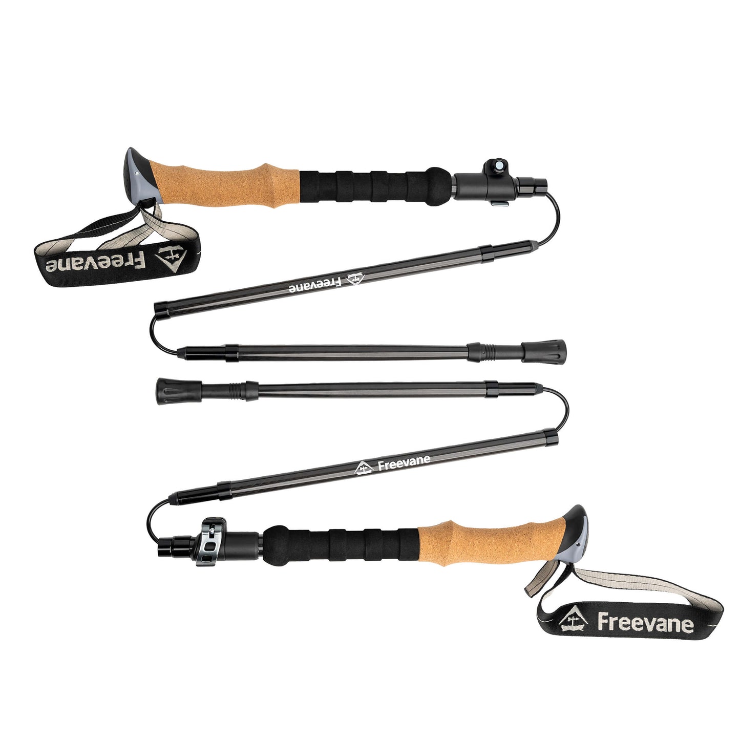 Panther Folding Carbon Trekking Poles